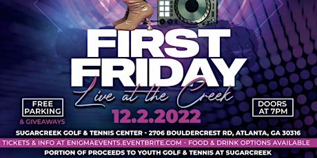 Image principale de First Friday at Sugarcreek Golf and Tennis Center w/ DJ Che Mack