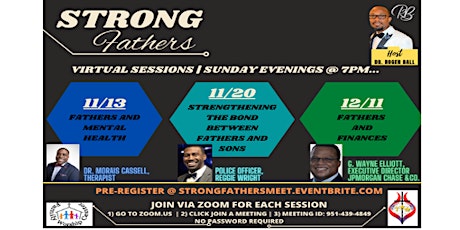 Strong Fathers Virtual Session Registration site