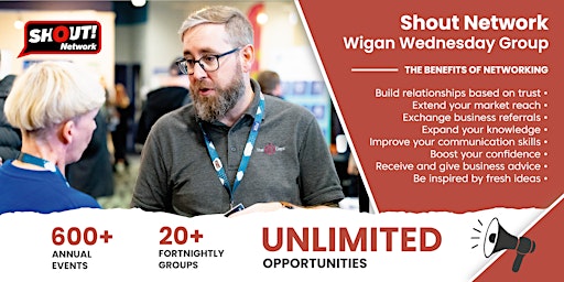Immagine principale di Shout Network Wigan Wednesday Lunch Group 