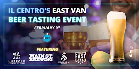 Il Centro's East Van Beer Tasting Event