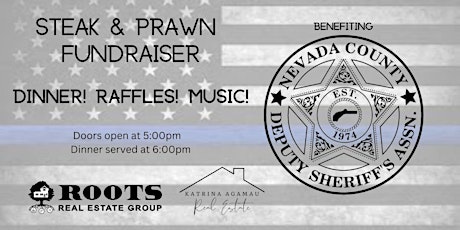 Steak & Prawn Fundraiser for Nevada County Sheriffs Deputy Association