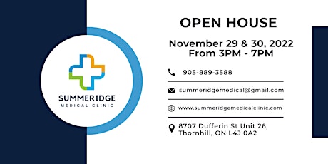 Summeridge Medical Clinic Open House