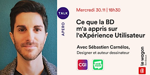 [ApéroTalk] Ce que la BD m'a appris sur l'UX - avec Sébastien Carnélos