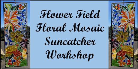 Flower Field Floral Mosaic Suncatcher