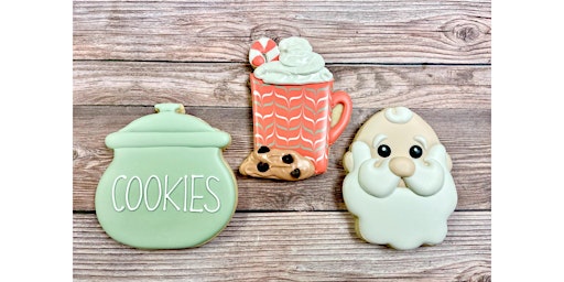 Beginner Cookie Decorating Class -  Christmas Theme FREE DRINK!