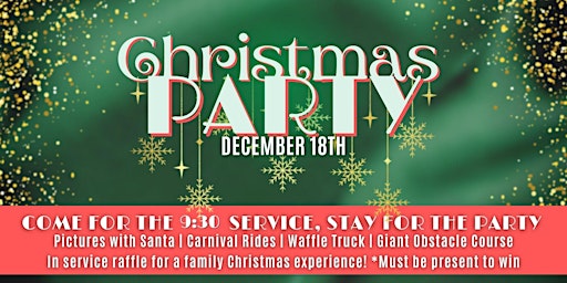 FREE Christmas Party!!!