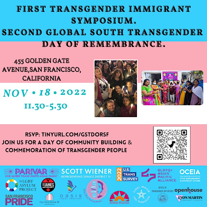 San Francisco Transgender Immigrant Symposium & 2nd Global South TDOR 2022 image