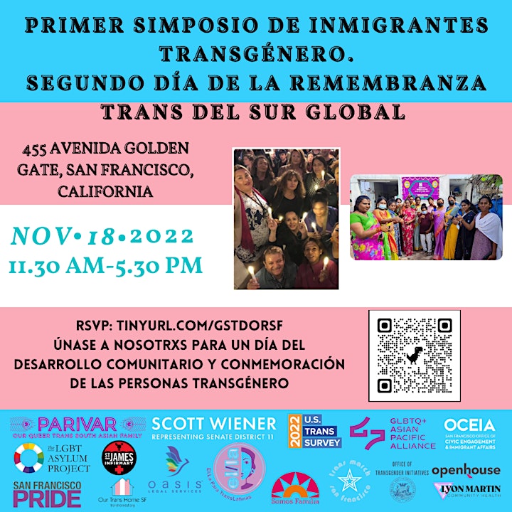 San Francisco Transgender Immigrant Symposium & 2nd Global South TDOR 2022 image