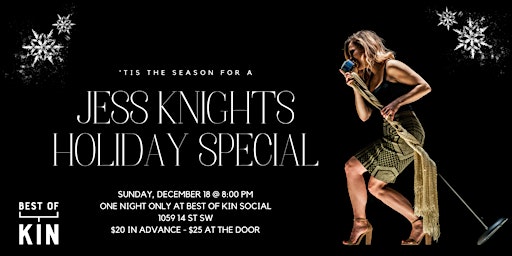Jess Knights Holiday Special at Best of Kin Social