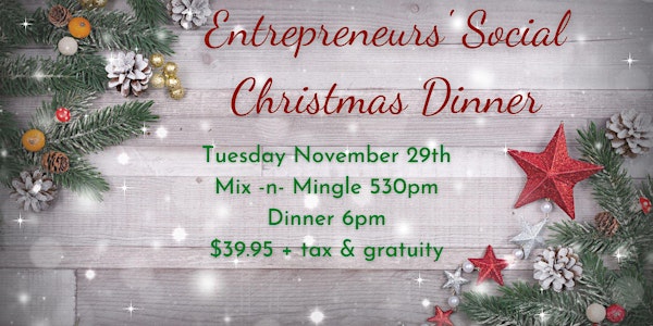 Entrepreneurs' Social Christmas Dinner