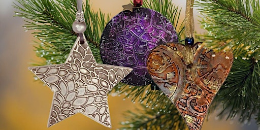 Three Embossed Hanging Decorations primary image