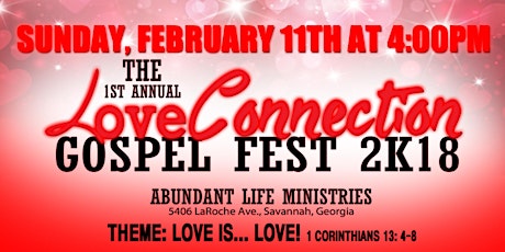 Hauptbild für Love Connection Gospel Fest 2k18