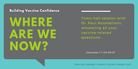 Building Vaccine Confidence – Where Are We Now