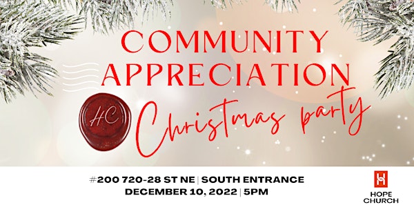 Community Appreciation Christmas Party