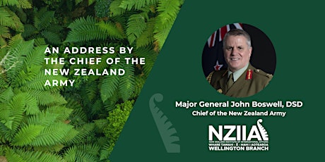 Hauptbild für An address by the Chief of the New Zealand Army