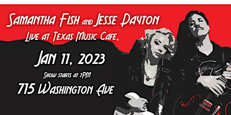Samantha Fish and Jesse Dayton Live at Texas Music Cafe®