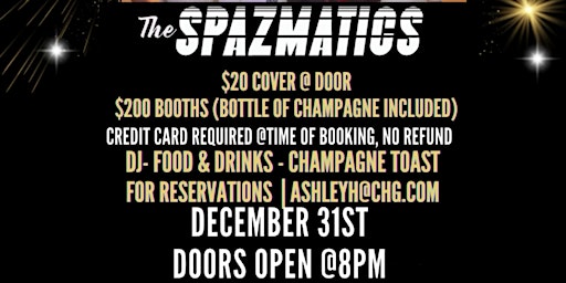 New Years Eve with the Nashville Spazmatics!