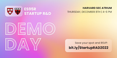 Harvard Startup RAD Demo Day