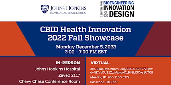 CBID Health Innovation 2022 Fall Showcase