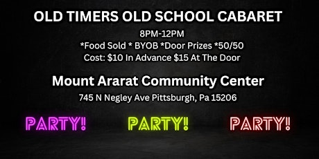 Allegheny Old Timers Cabaret primary image