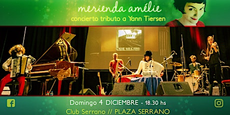 Imagen principal de Merienda Amélie - tributo a Yann Tiersen // PLAZA SERRANO