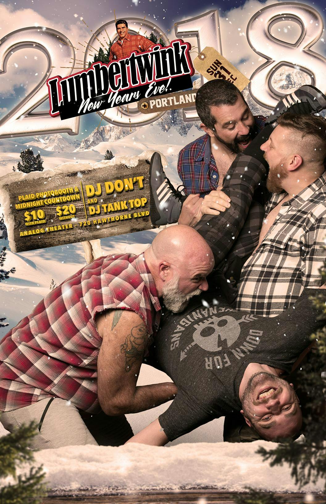 Tix @ The Door, A LUMBERTWINK New Years Eve