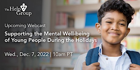 Supporting the Mental Well-being of Young People During the Holidays