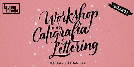 Imagem principal do evento Workshop de Caligrafia e Lettering com Bruna Zanella · 30 de Janeiro