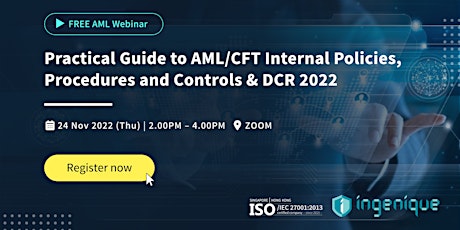 Practical Guide to AML/CFT Internal Policies, Procedures and Controls & DCR primary image