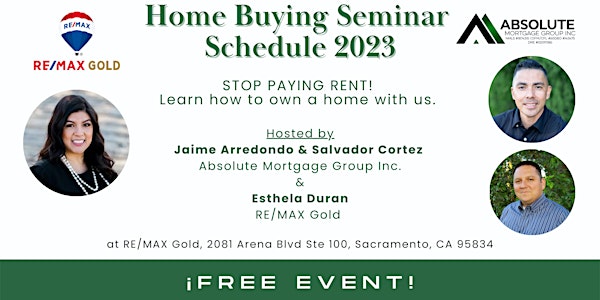 Home Buying Seminar Schedule 2023