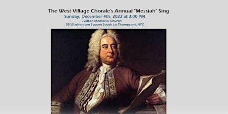 West Village Chorale's 2022 "Messiah" Sing