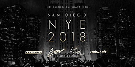 House of Blues New Year's Eve 2018 Block Party featuring DJ Craze primary image