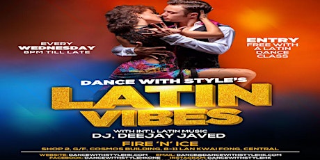 Latin Vibes Salsa/Bachata Party Every Wednesday at Fire N Ice. Entry Free