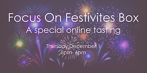 Carboot Wines - Focus On Festivities Box - Guided Online Tasting