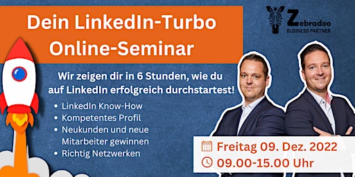 Dein LinkedIn-Turbo Online-Seminar