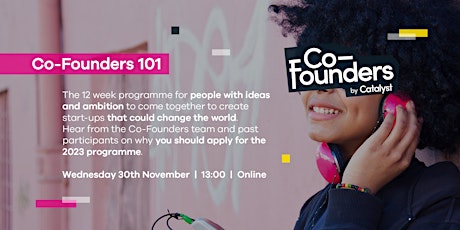 Co-Founders 101: Information Session