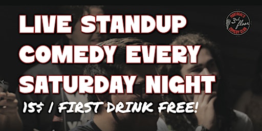Live Standup Comedy Every Saturday Night