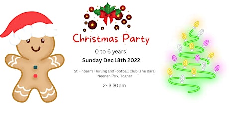 Christmas party 2022 for Down Syndrome Cork members aged 0-6