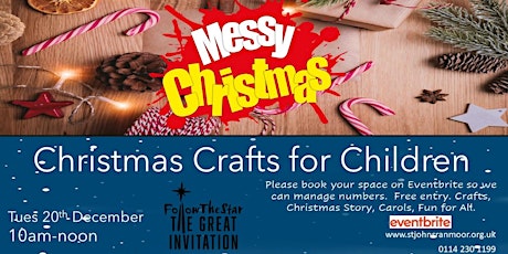 Messy Church at Christmas primary image