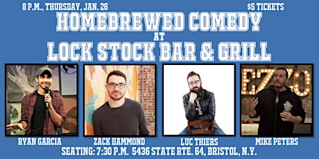 Homebrewed Comedy at Lock Stock Bar & Grill