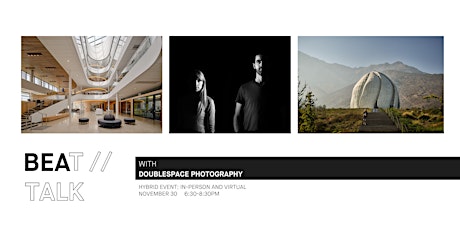 BEAT Talk with Doublespace Photography (Hybrid event)