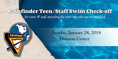 Pathfinder Teen/Staff Swim Check-off 2018 primary image