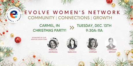 Evolve Women's Network Carmel Christmas Party!