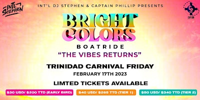 Bright Colors Boatride (TnT) 2023