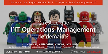 Image principale de Workshop : Qu'est-ce que l'IT Operations Management de demain ?