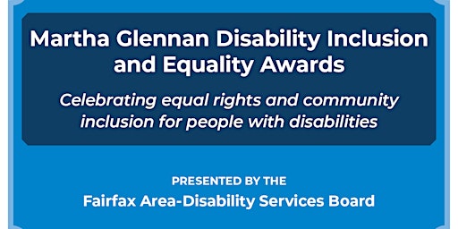 Martha Glennan Disability Inclusion and Equality Awards Ceremony