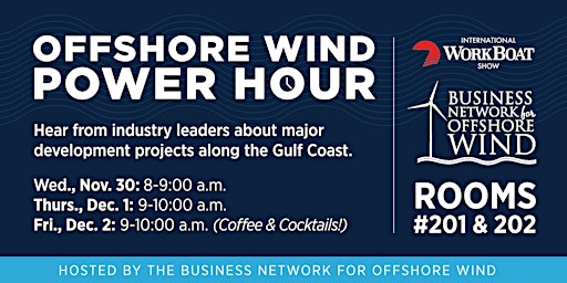 Offshore Wind Power Hour at Workboat Show