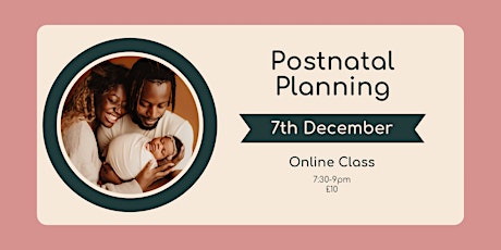 Postnatal Planning (online)