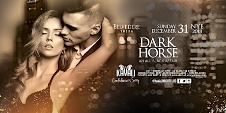 KAVALI PRESENTS: DARK HORSE: An All Black Affair primary image