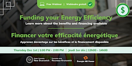 Funding your Energy Efficiency - Financer votre efficacité énergétique